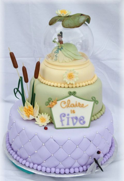 Disney Princess & the Frog cake