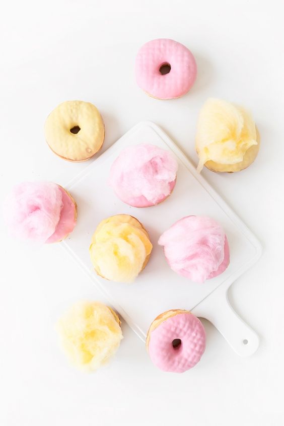 candy floss donut