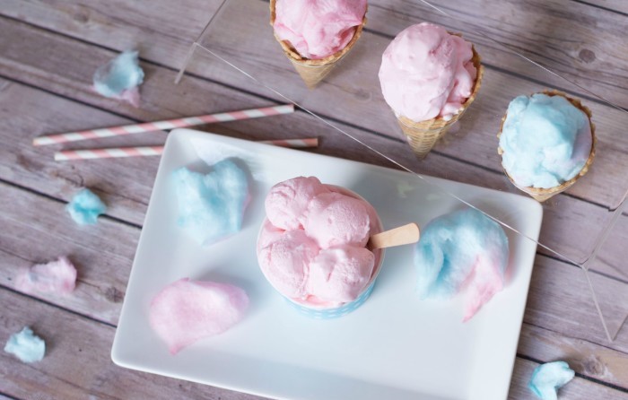 candy floss ice cream