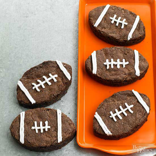 rugby brownies for dad