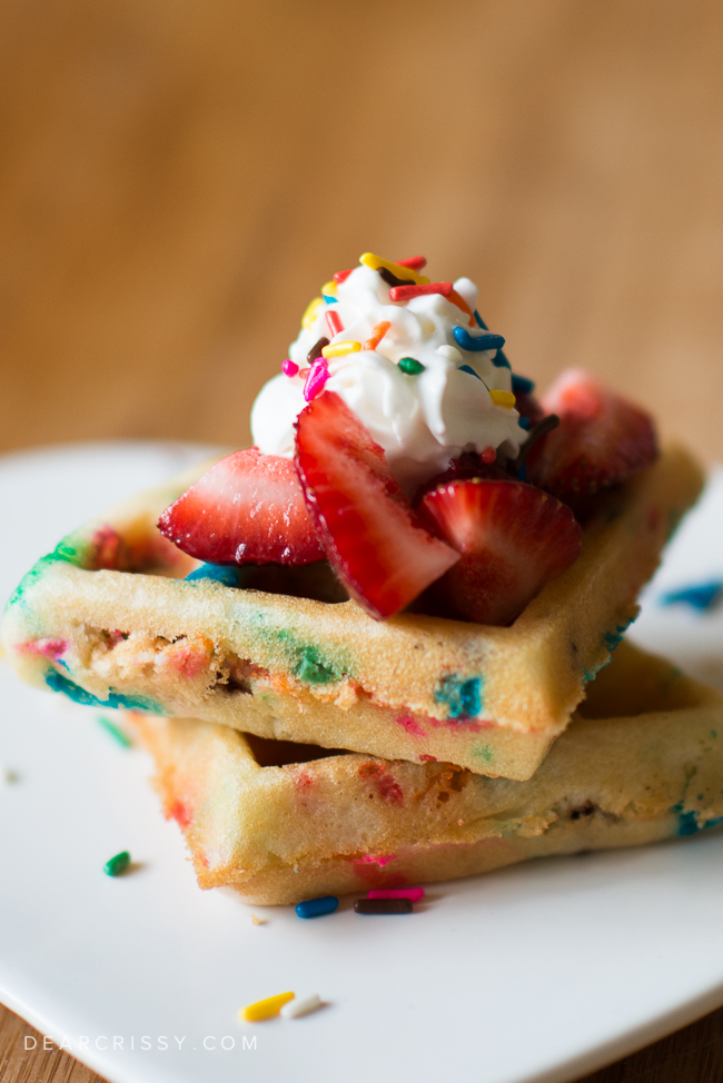 funfetti waffles