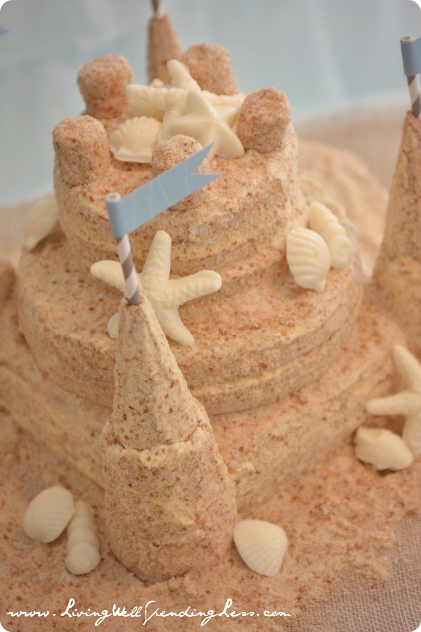 sandcastle cake