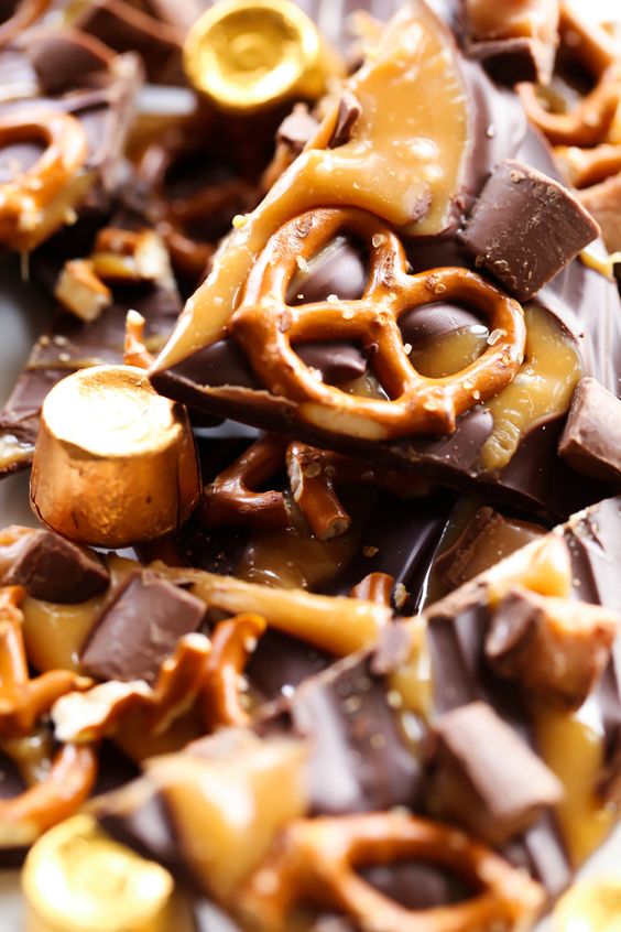 Rolo Pretzel bark