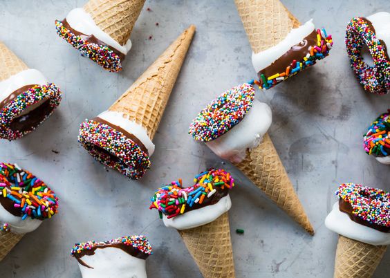 ice cream cones