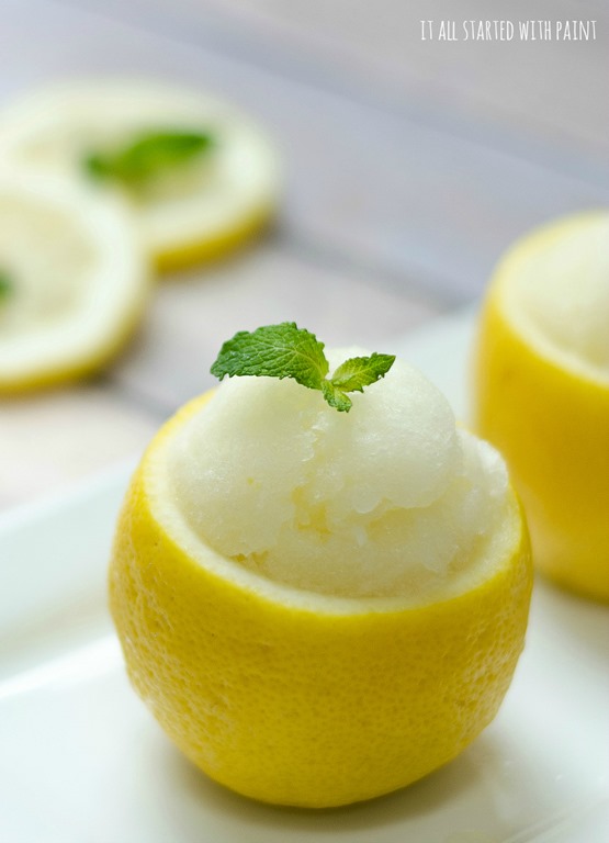 lemon sorbet