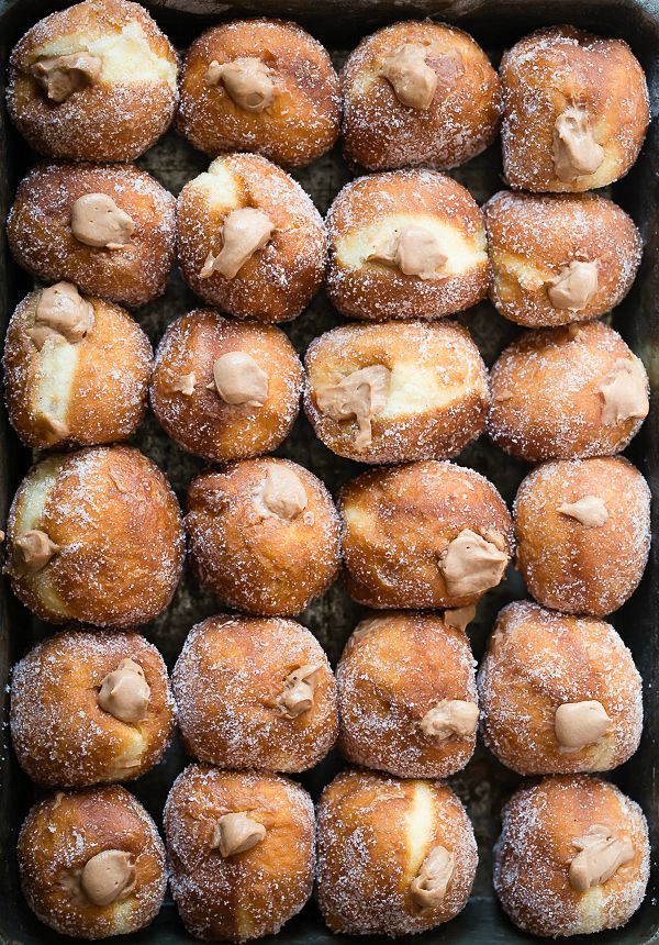 pumpkin and choc doughnuts