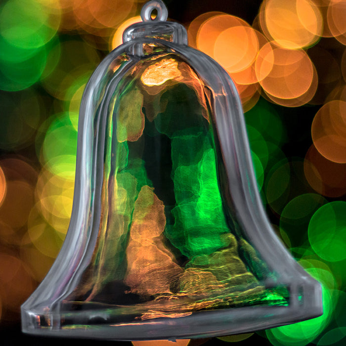 Fillable Bell Shaped Christmas Decoration x 1