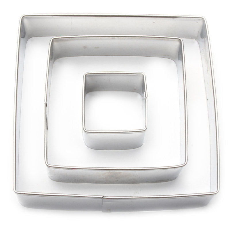 Square Fondant Cutter Set on a white background