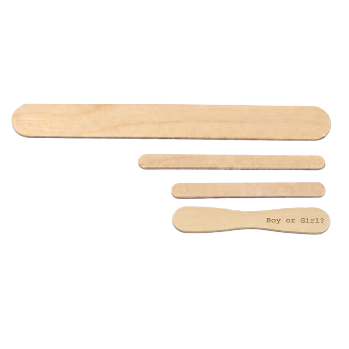 Gender Reveal Ice Lolly Sticks – Boy or Girl?