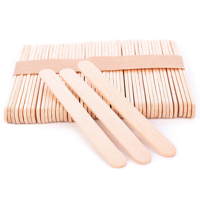 Flat Wooden Ice Lolly Sticks – Bulk & Retail Packs