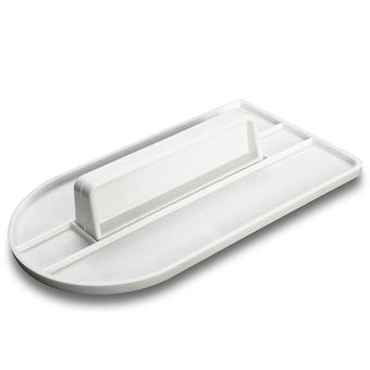 Fondant smoother tool for cake decorating on a white background