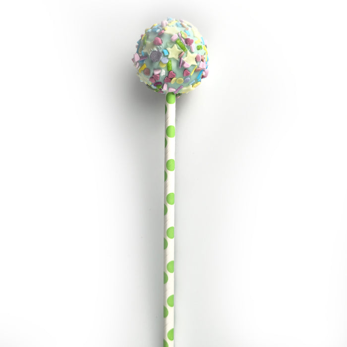 Hollow Paper Cake Pop Sticks – Biodegradable Pack of 25
