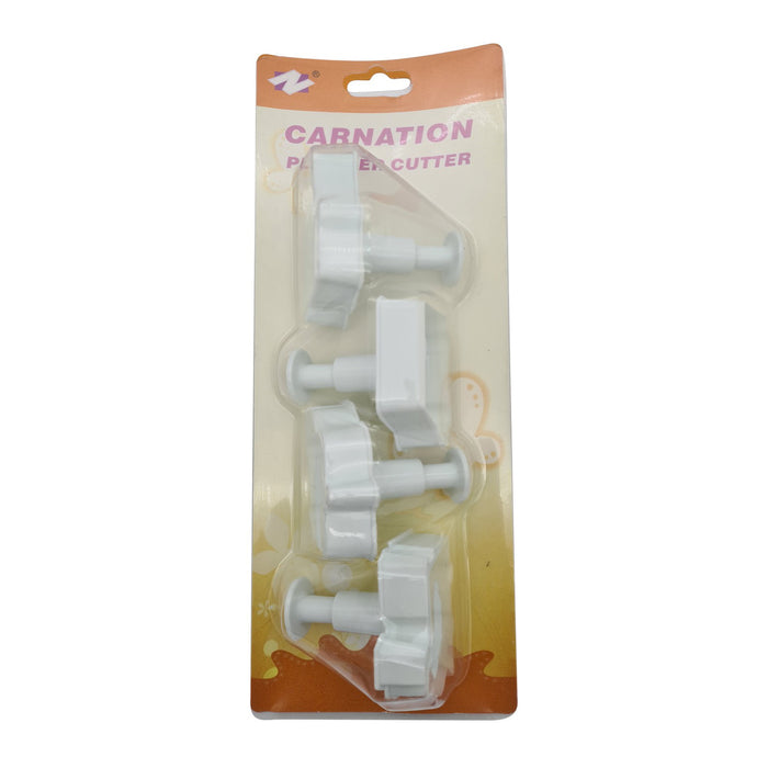 Packaged set of transport plunger cutters cutters  on a white background