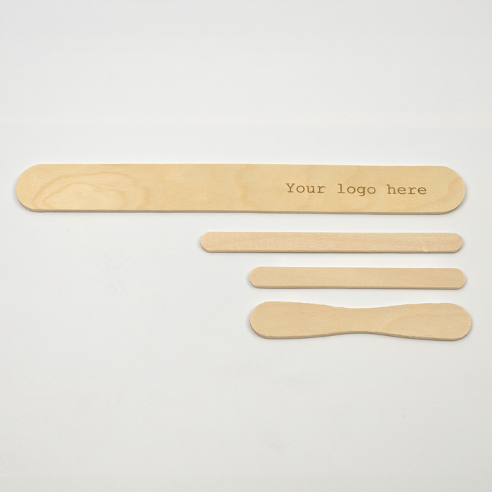 Custom Printed Wooden Ice Lolly Sticks – Laser Engraved, No Minimum Order