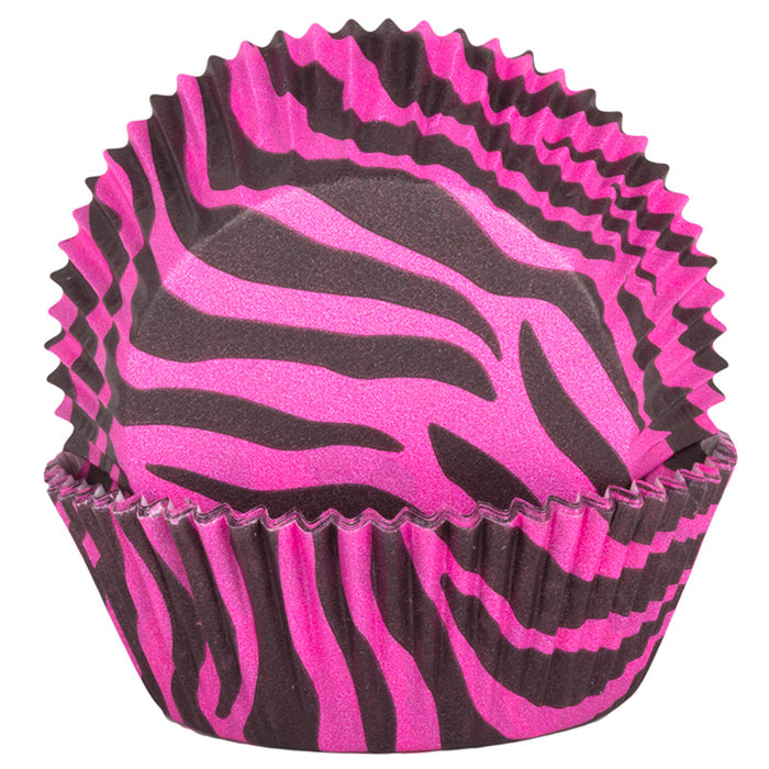 Pink Zebra Cupcake Liners – Pack of 60 Greaseproof