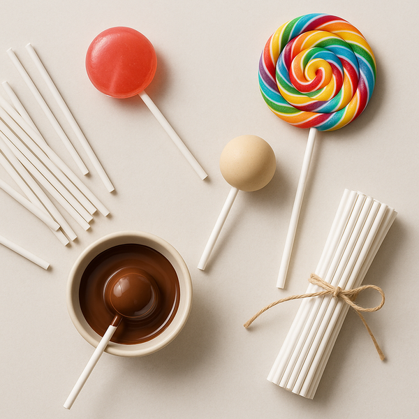 Eco Friendly Paper Lollipop Sticks