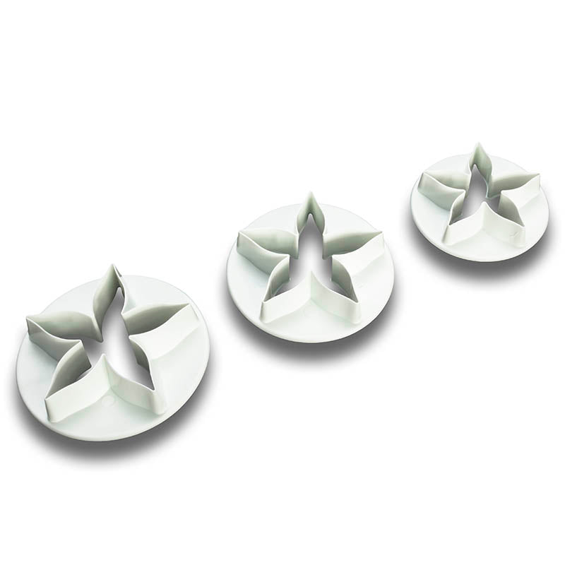 Calyx Fondant Cutter Set 3 Pieces on a white background