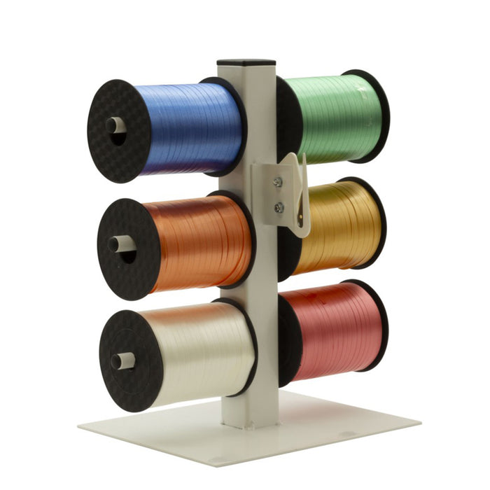 6 Roll Ribbon Dispenser with Cutter - Metal