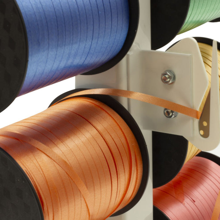 6 Roll Ribbon Dispenser with Cutter - Metal