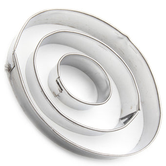 Oval Fondant Cutter on a white background