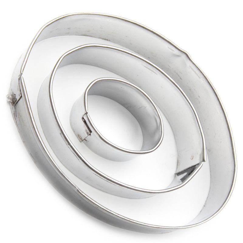 Oval Fondant Cutter on a white background