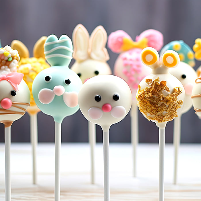 Plastic Lollipop Sticks in 11 Colours - Bulk & Retail Packs