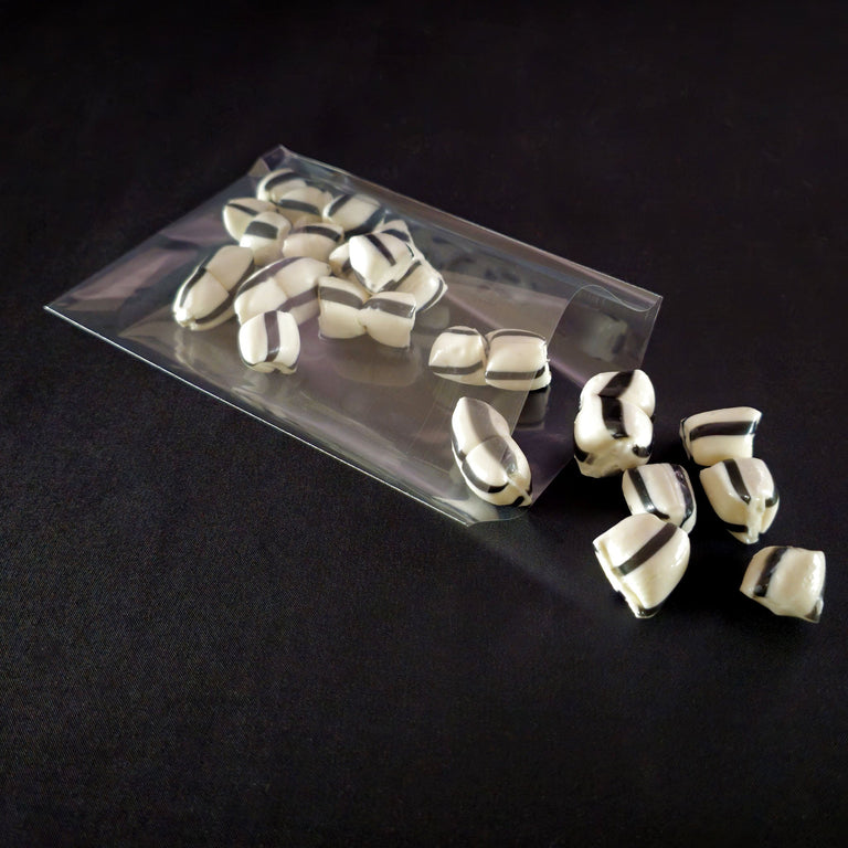 Clear sideweld cello bags 2.5 x 6 inch