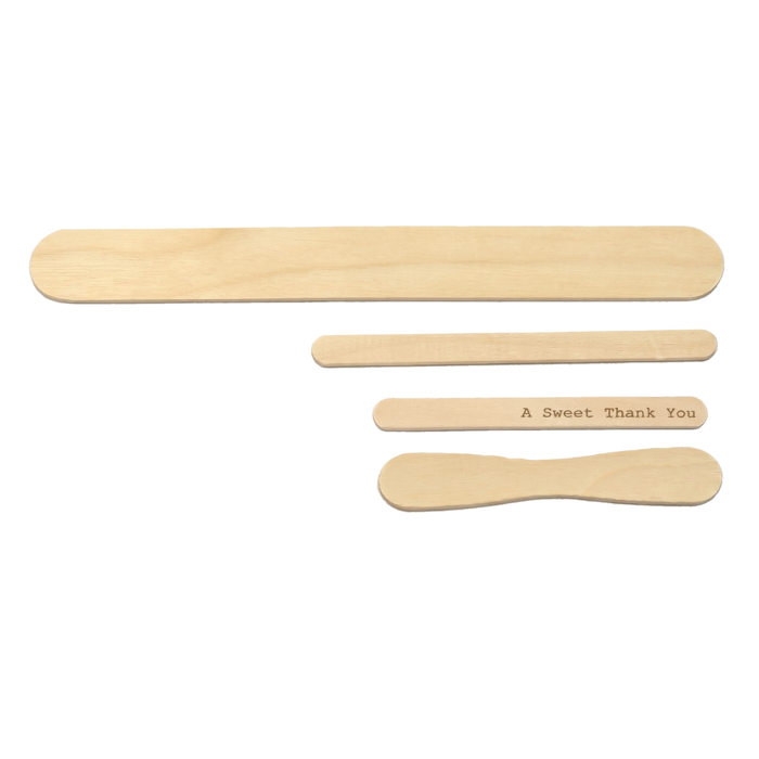 A Sweet Thank You Ice Lolly Sticks – Laser Engraved