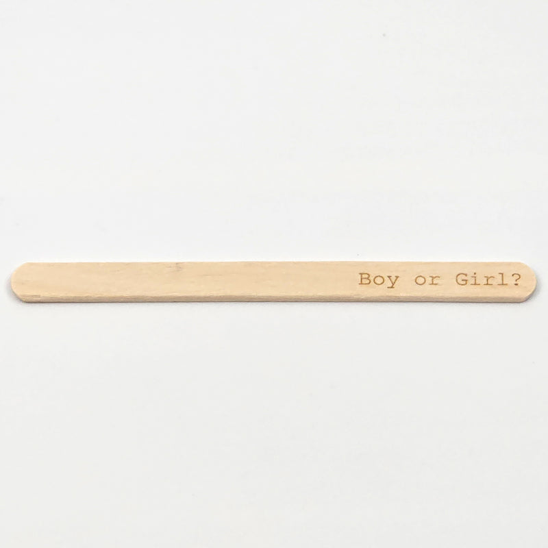 Gender Reveal Ice Lolly Sticks – Boy or Girl?
