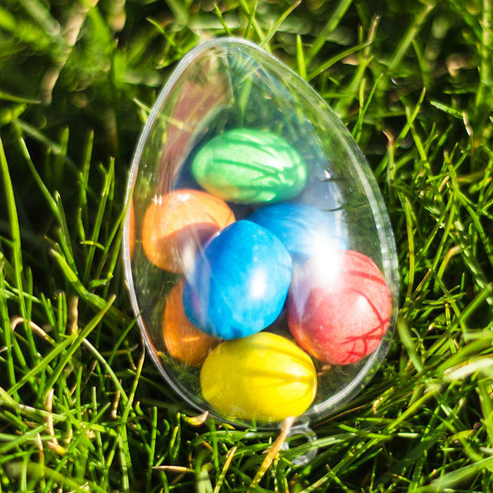 Clear Easter Egg Transparent Plastic Container 60mm
