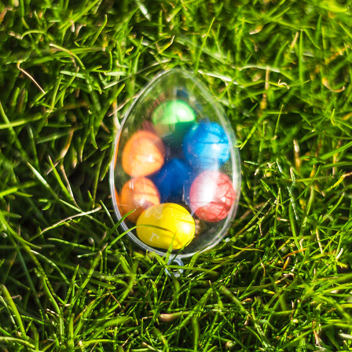 Clear Easter Egg Transparent Plastic Container 60mm