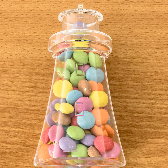 Clear Plastic Lighthouse Ornament – Fillable Decoration