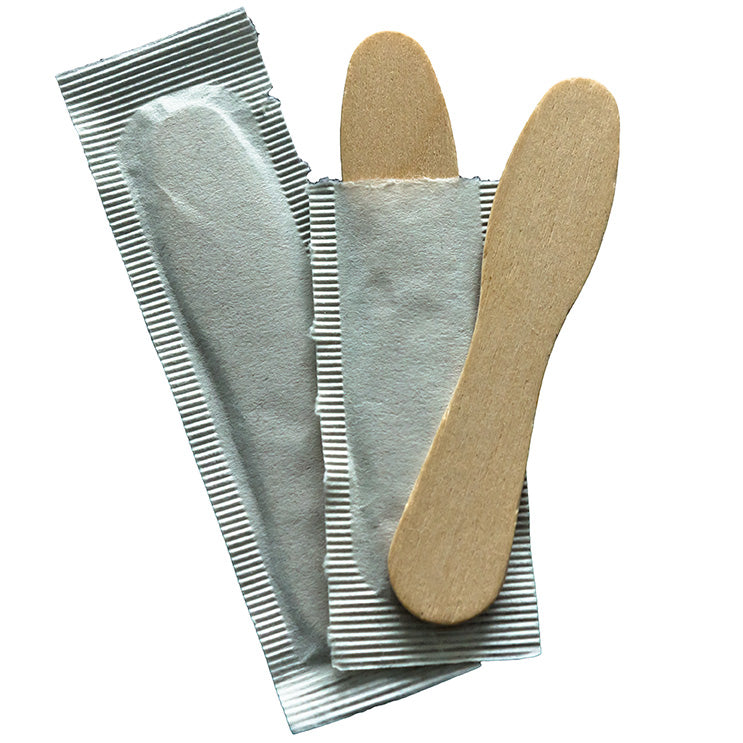 Wrapped Wooden Ice Cream Spoons – Small & Bulk Packs