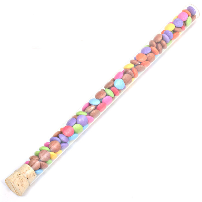 Clear Plastic Sweet Tubes with Cork Lids – Small & Bulk Packs
