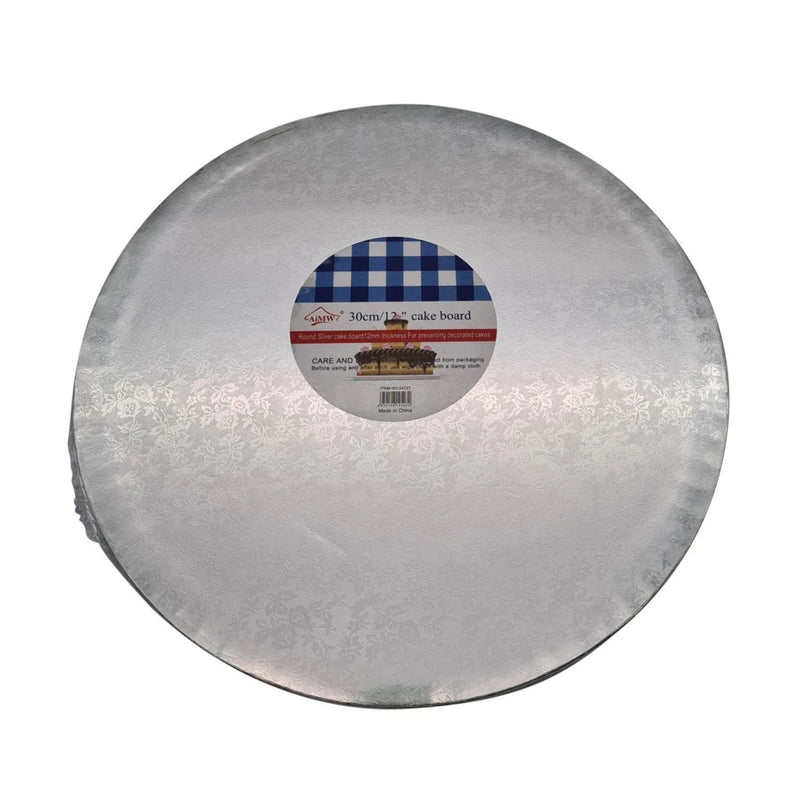 Damaged Silver Cake Boards 12" (Pack of 5)