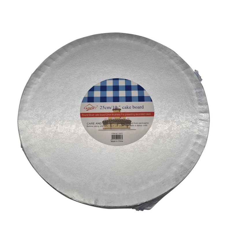 Damaged Silver Cake Boards 10" (Pack of 5)
