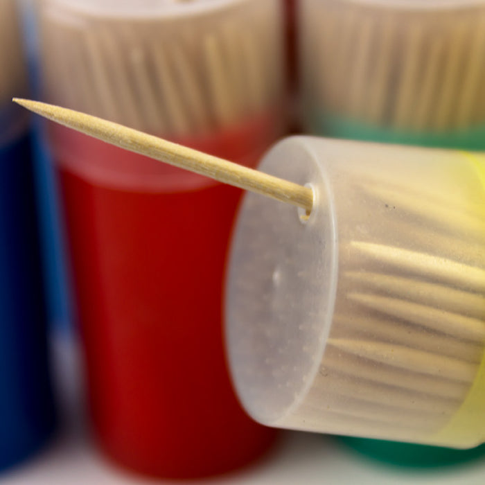 Wooden Toothpicks 65mm Birch Wood – Pack of 1200