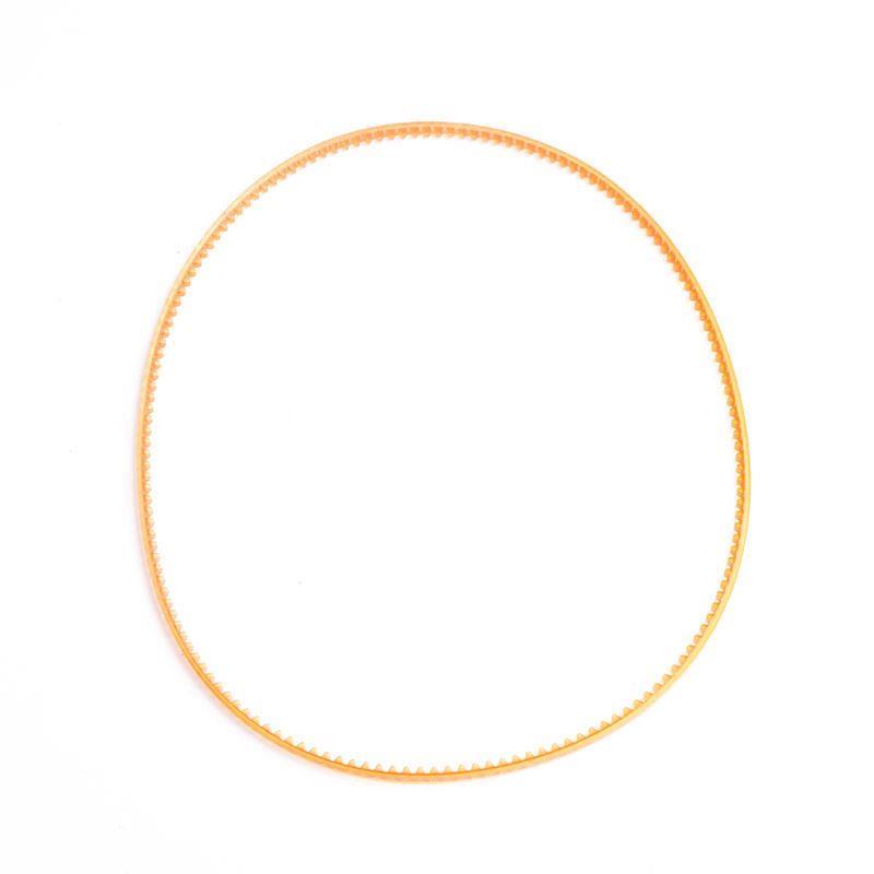Bag sealer rubber drive belt showing dimensions on a white background