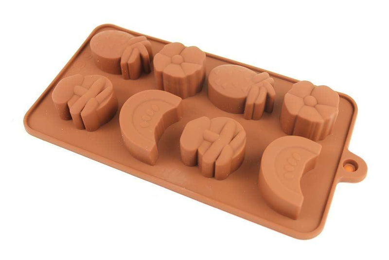 fruit picece silicone chocolate mould