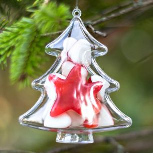 Large Fillable Tree Shaped Christmas Decoration  x 1