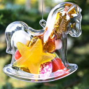 Fillable Rocking Horse Tree Decoration x 1