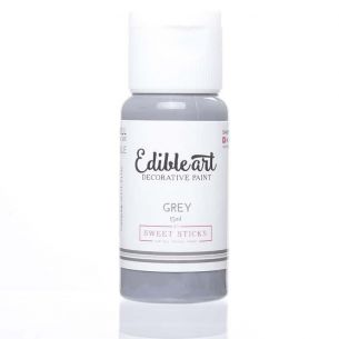 Edible Art Decorative Paint Grey 15ml