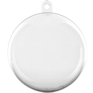 Clear Plastic Empty Fillable Bauble
