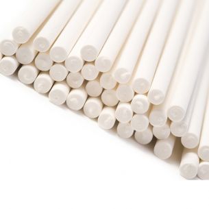 152mm x 4.5mm Paper Lollipop Sticks x 25