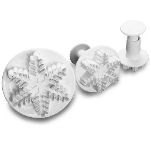 TC2028	Veined Snowflake Fondant Plunger Set