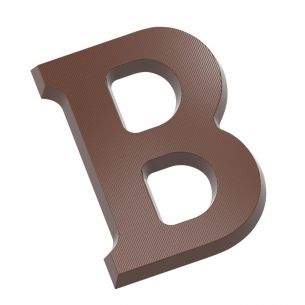 Chocolate Mould Letter B 200 gr