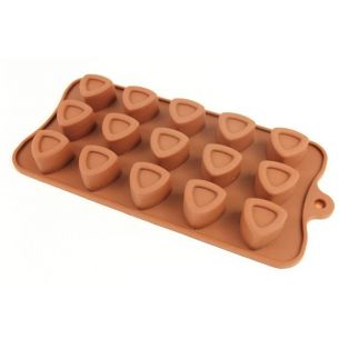 rounded triangle silicone mould