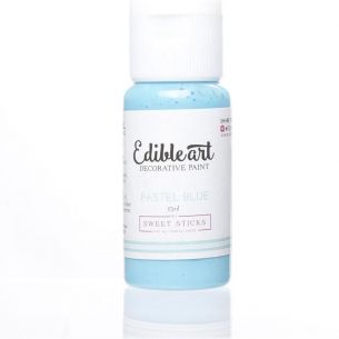 Edible Art Decorative Paint Pastel Blue 15ml Cake Pop - Reduced to Clear