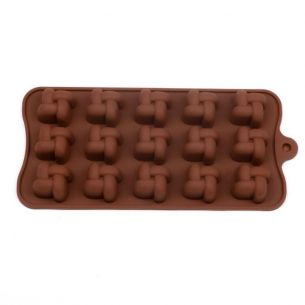 stacked circles silicone chocolate mould