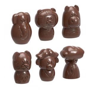 Chocolate Mould The Big Five 6 Fig.